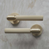 Door Handle Helix 200 Stripe - Brass
