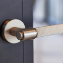 Door Handle Helix 200 Stripe - Stainless Steel Finish