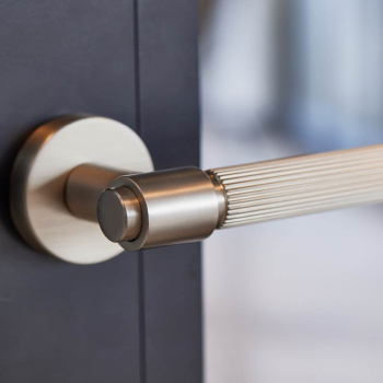 Door Handle Helix 200 Stripe - Stainless Steel Finish