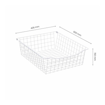 Wire Basket 150 - White