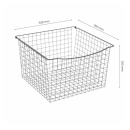 Wire Basket 330 - Dark Grey