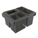 Kitchen Recycling Bin - Trend Highside Eco - Dark Grey