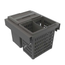 Kitchen Recycling Bin - Trend Highside Eco - Dark Grey