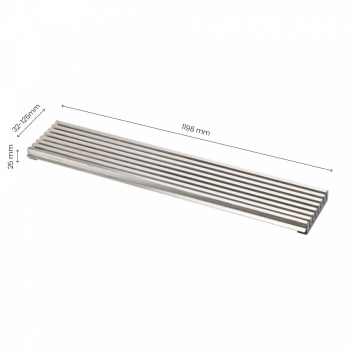 Ventilation Grille - Stainless Steel