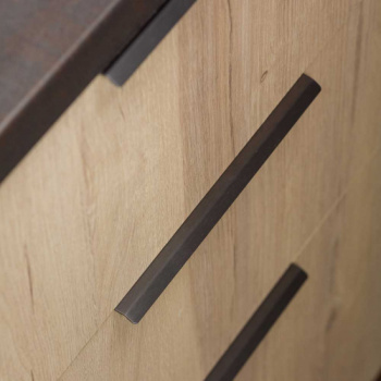Edge Pull Handle Curve - White