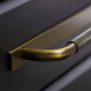 Handle Helix/Back Plate - Antique Bronze