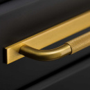 Handle Helix/Back Plate - Brass