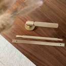 Handle Helix/Back Plate - Brass