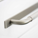 Handle Helix/Back Plate - Stainless Steel Finish