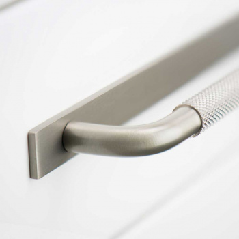 Handle Helix/Back Plate - Stainless Steel Finish