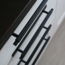 Handle Manor/Back Plate - Matte Black