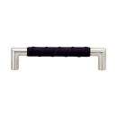 Handle Norma 12 - Stainless Steel/Black Leather