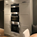 Handle Norma 12 - Stainless Steel/Black Leather