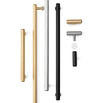Handle Rille - Brushed Brass