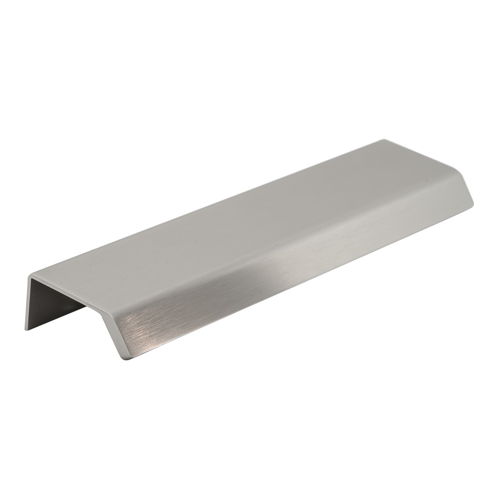 Edge Pull Handle Side - Stainless Steel Look