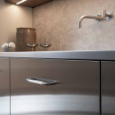 Handle Helix Stripe - Stainless Steel Finish