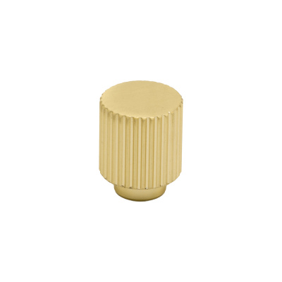 Cabinet Knob Helix Stripe - Brass in the group Cabinet Knobs / Color/Material / Brass at Beslag Online (kn-helixstripe-massing)