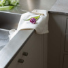 Cabinet Knob Helix Stripe - Stainless Steel Finish