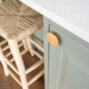 Cabinet Knob Split - Oak