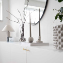 Cabinet Knob Sture - Brushed Untreated Brass