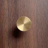 Cabinet Knob Sture - Brushed Untreated Brass