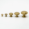 Cabinet Knob 411 - Untreated Brass