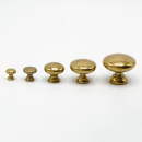 Cabinet Knob 411 - Untreated Brass