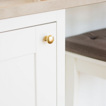 Cabinet Knob 411 - Polished Brass