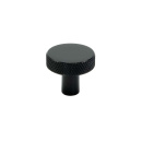 Cabinet Knob Flat - Matte Black