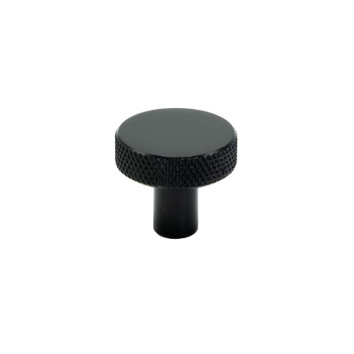 Cabinet Knob Flat - Matte Black in the group Cabinet Knobs / Color/Material / Black at Beslag Online (knopp-flat-svart)