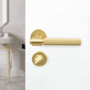 Toilet Lock R - Brushed Brass