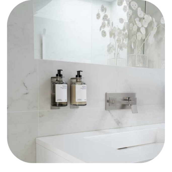 Placement of bathroom details!